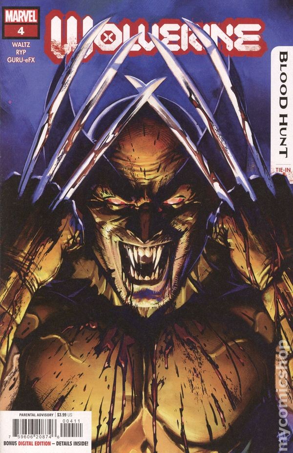 Wolverine Blood Hunt #4A VF 2024 Stock Image