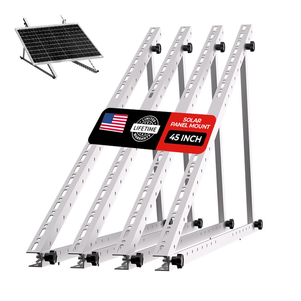 PV Brackets Solar Panel Tilt Mount Adjustable for Any Flat Surface RV Roof Boat