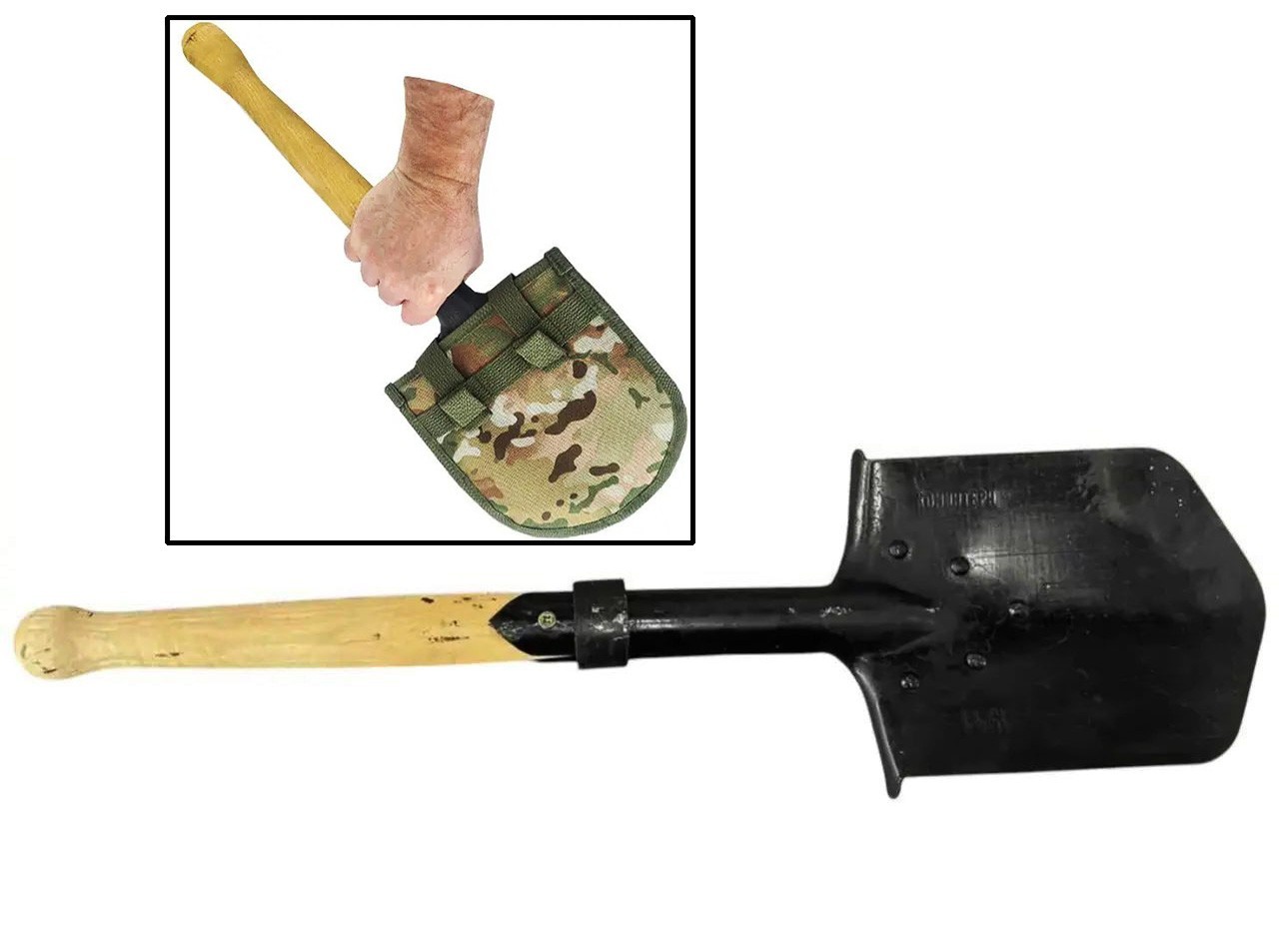 SOVIET SMALL SAPPER SHOVEL MSL-50 "COMINERN" URSS, IN 1941. GIFT CASE "MULTICAM"