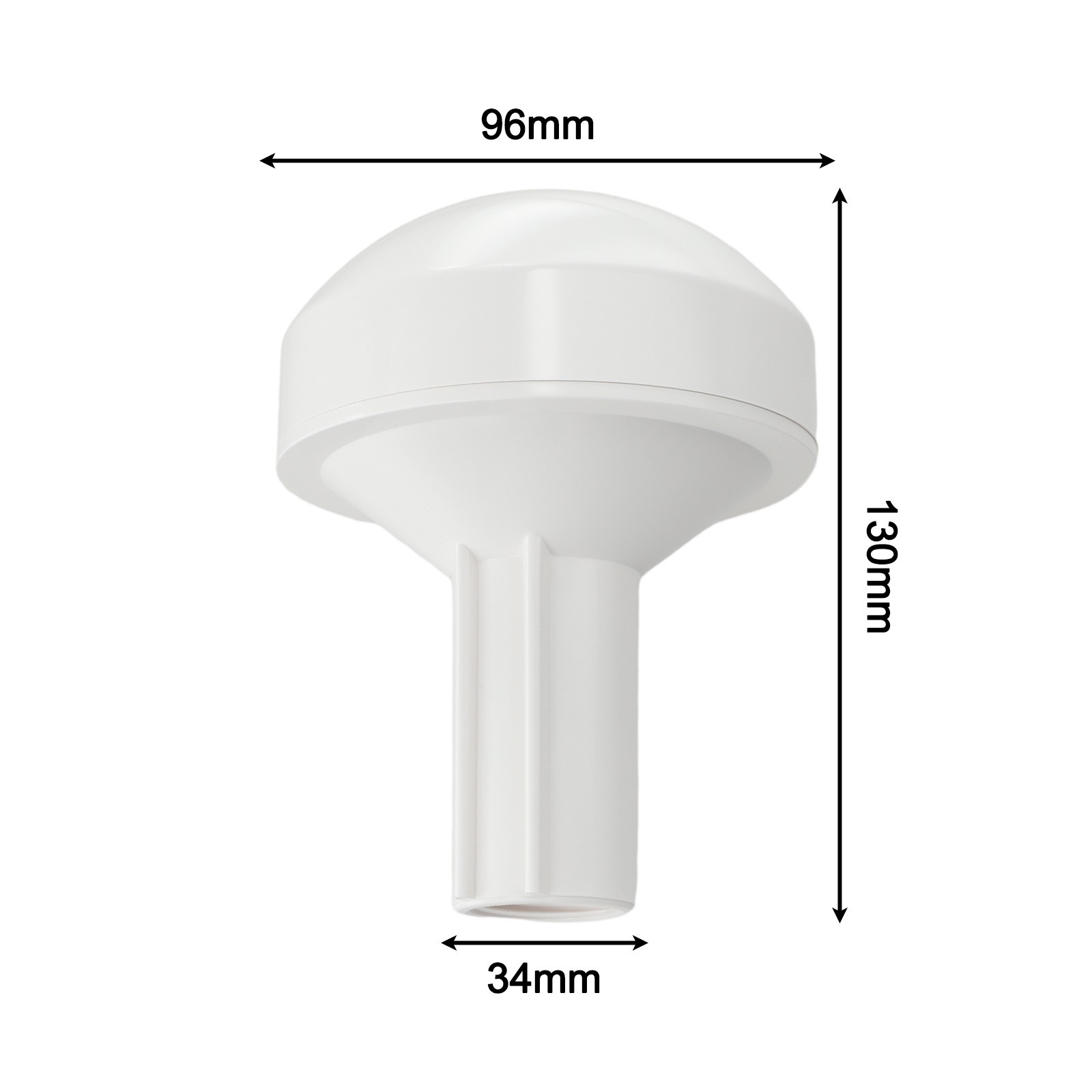 GPS Beidou Short Mushroom Head Timing Shell G3/4 Thread New