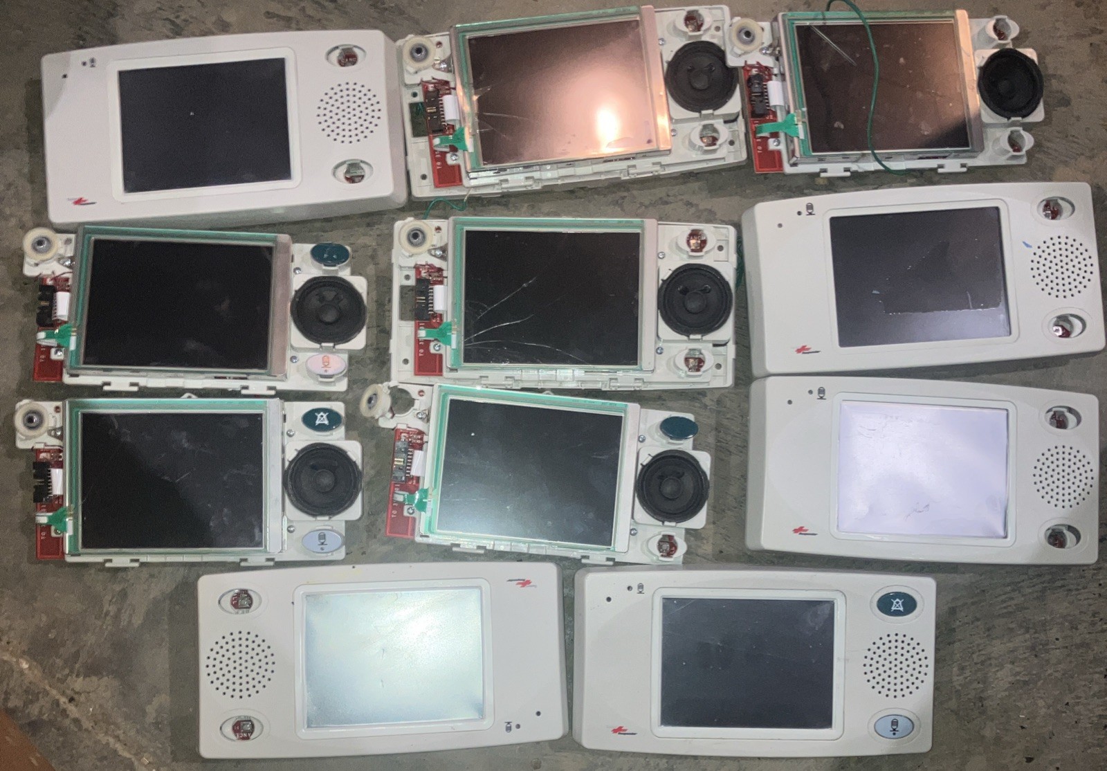 LOT OF 11 Rauland Responder VOIP Staff Terminal Model 351300 FOR PARTS AS-IS