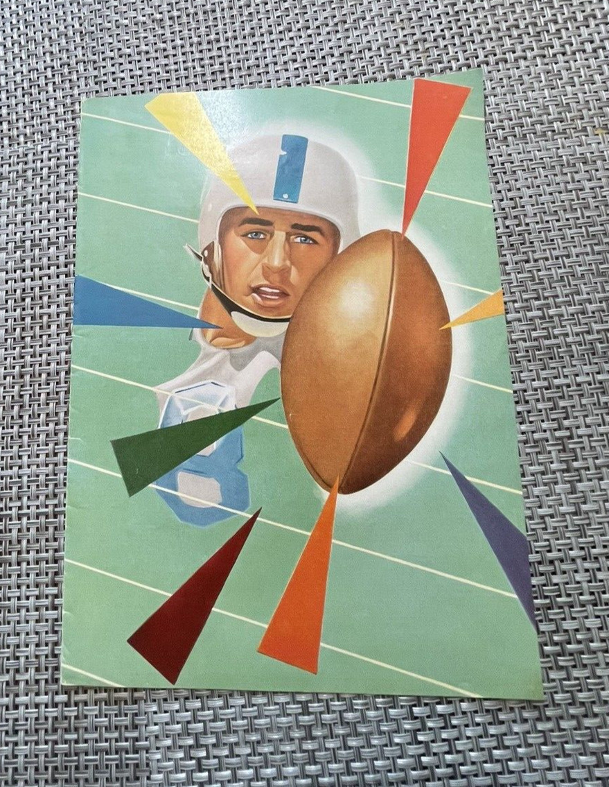 Vintage 1955 Drink Coca-Cola Football Program Leavenworth VS Argentine