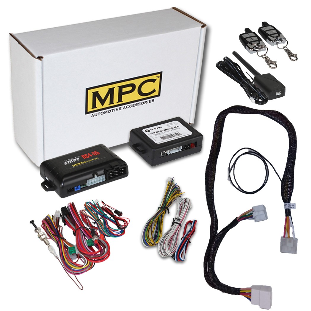 5-Button Remote Starter For 2009-2010 Toyota Matrix - Gas - Dot-Key - T-Harness