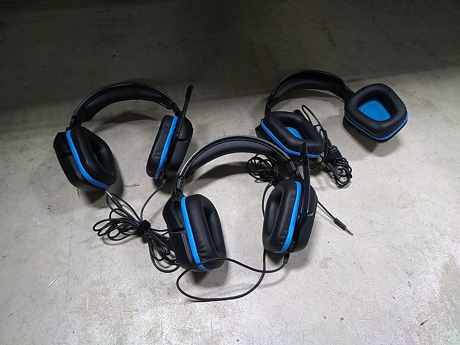 Logitech G432 DTS X 7.1 Surround Sound Wired Gaming Headset Lot of 3