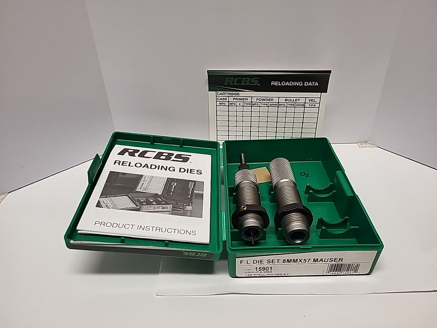 RCBS 8MMX57 MAUSER FL DIE SET 15901