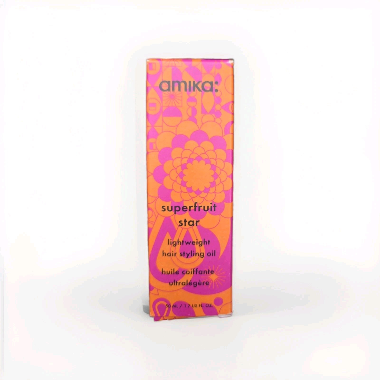Amika Superfruit Star Lightweight Hair Styling Oil, 1.7oz, Brand New In Box