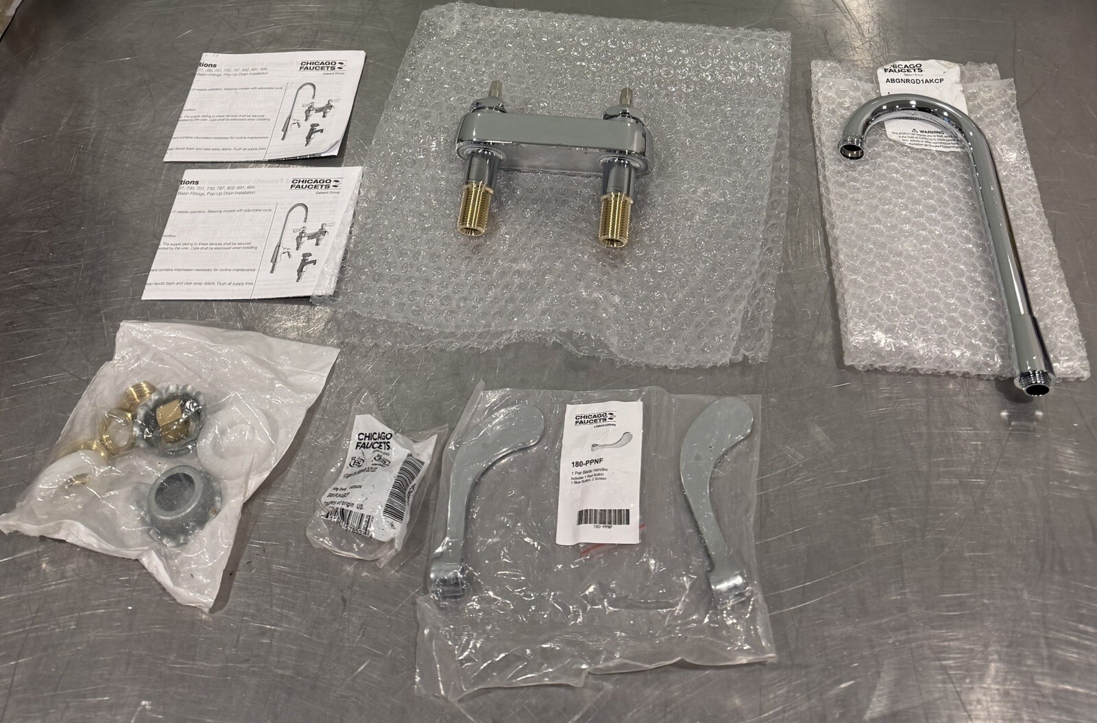 Chicago Faucets 895-317E65VRGD1AB Deck Mount Manual Faucet NEW IN BOX SHIPS FREE