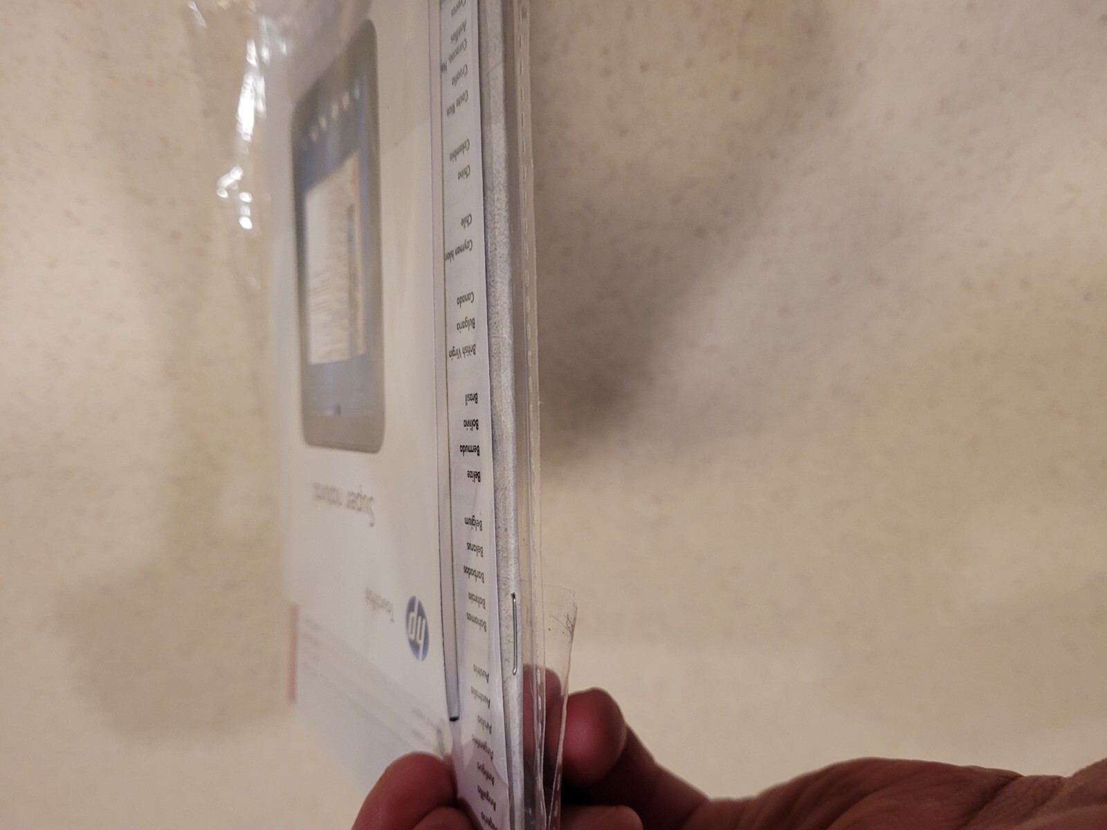 HP Touchpad Instruction Manual, Sealed with Technical Support Phone Numbers