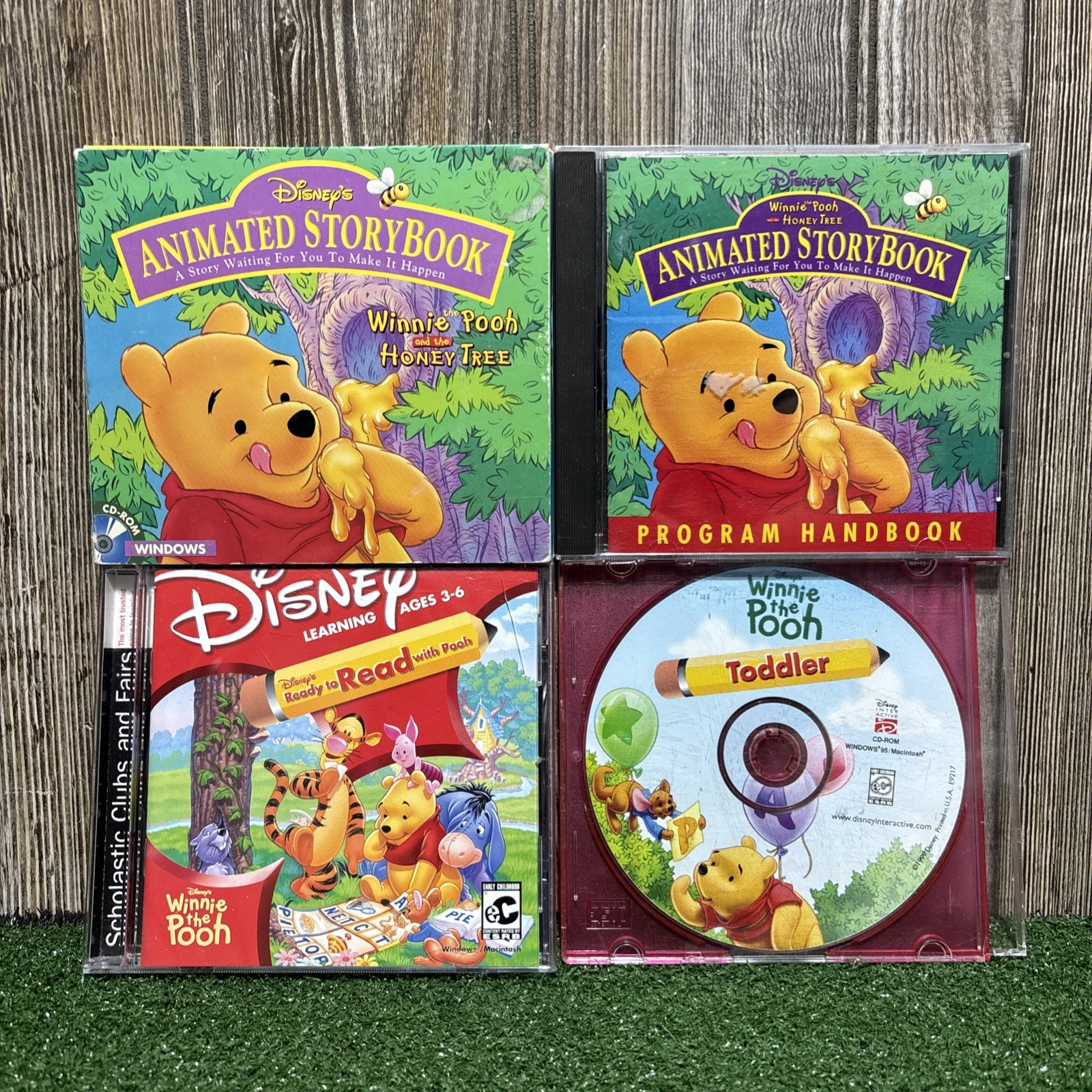 Disney Winnie The Pooh & The Honey Tree Animated Storybook & CD ROM Learning Lot