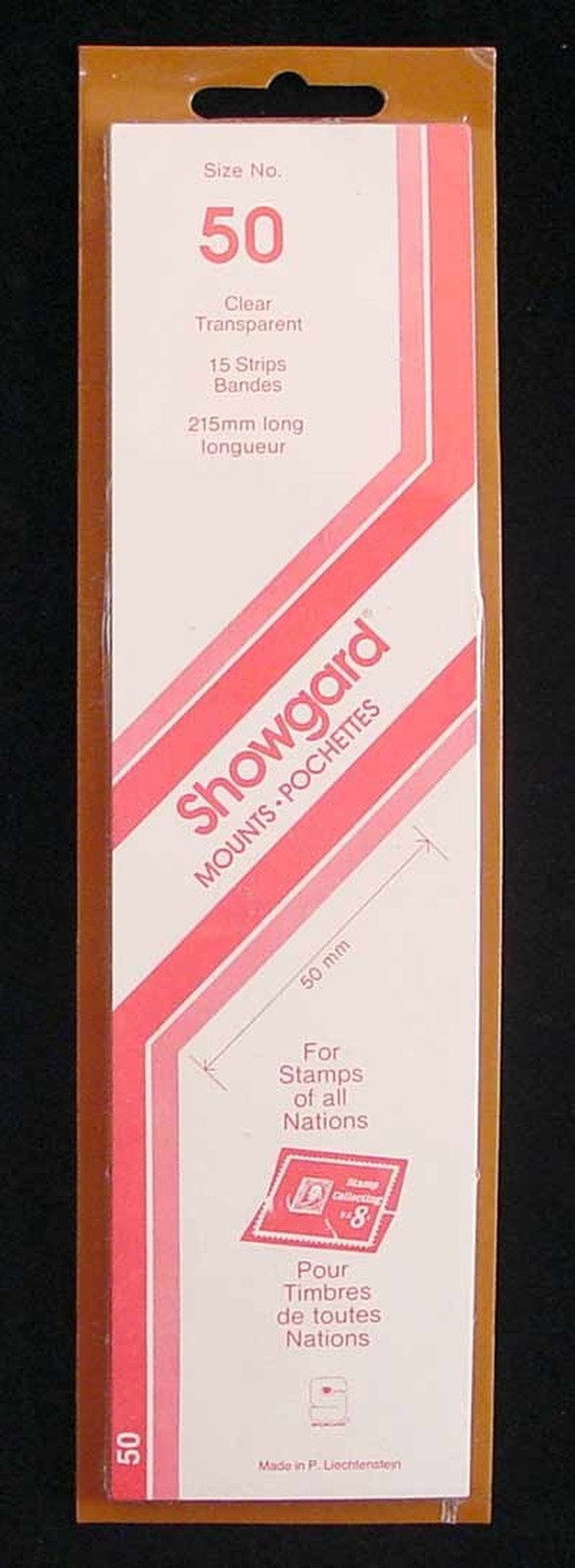 Strip Style Clear Stamp Mounts Size 50