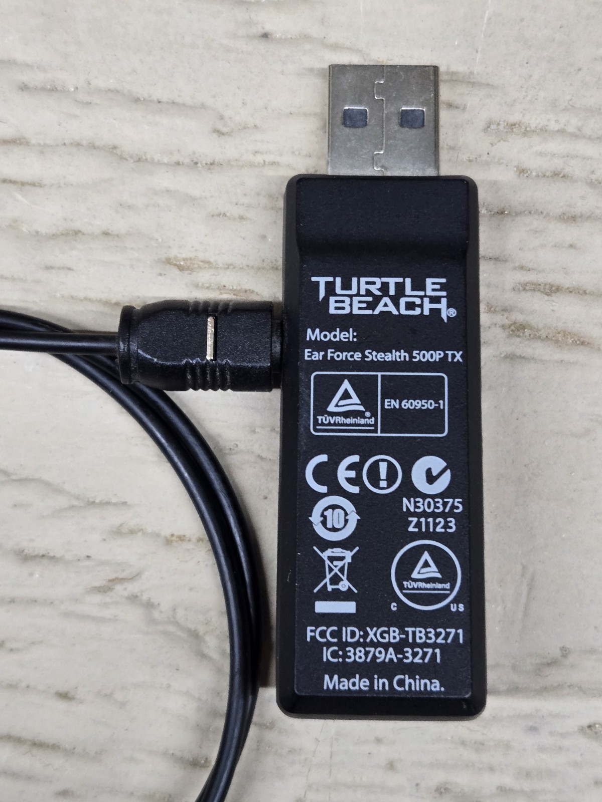 Turtle Beach Ear Force Stealth 500P TX USB Transmitter Dongle Adapter PS4