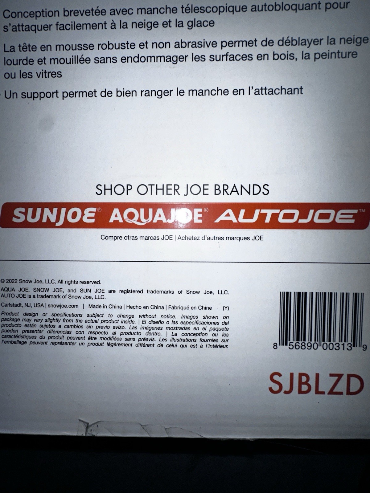 SnowJoe 2-In-1 Ice Scraper And Snow Broom
