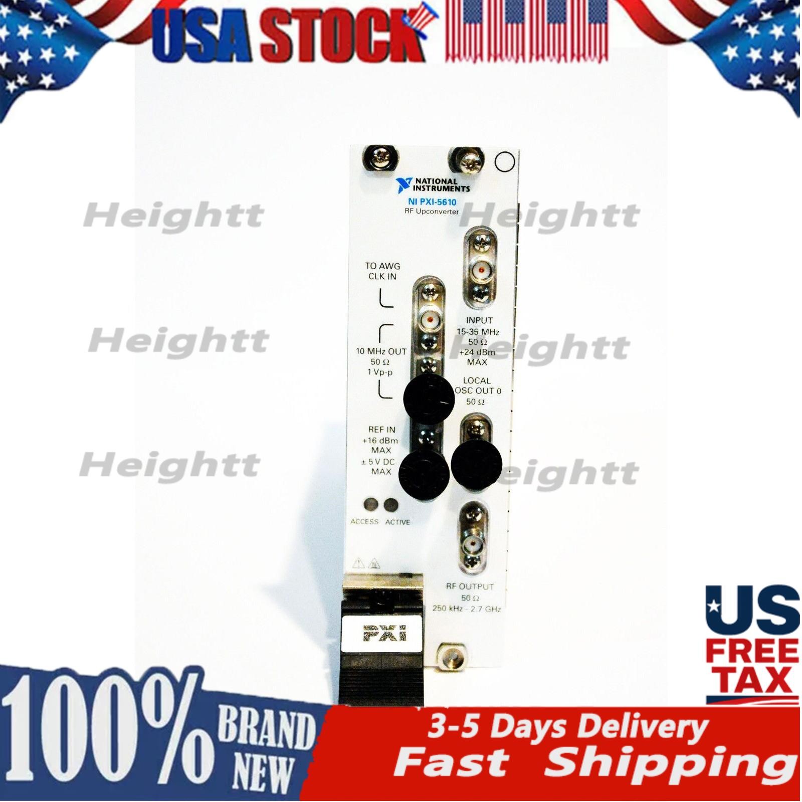 US Free TAX NEW NI PXI-5610 PXI 5610 2.7 GHz RF Upconverter.