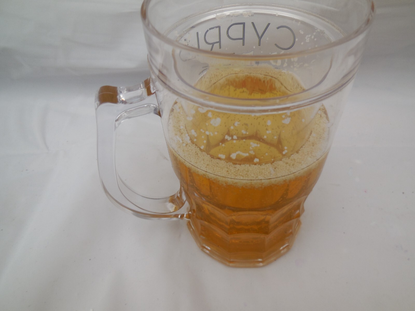 CYPRUS ICE TANKER PLASTIC MUG USED