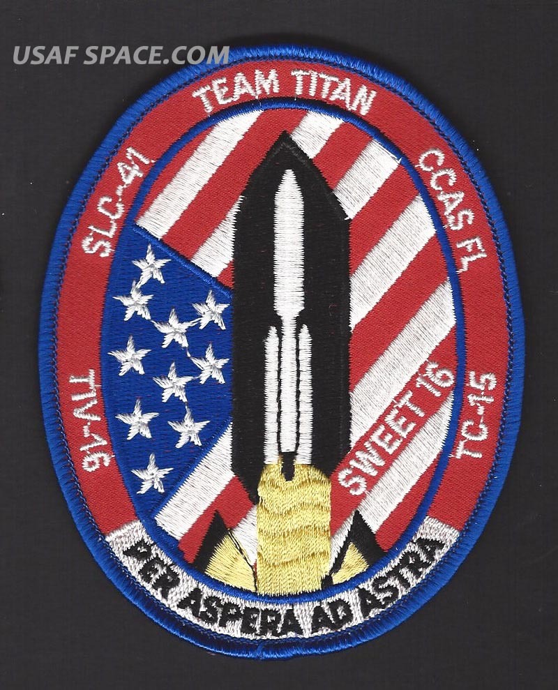 TITAN IV 16 - SWEET 16 - NRO PAYLOAD USAF DOD CLASSIFIED SATELLITE Launch PATCH