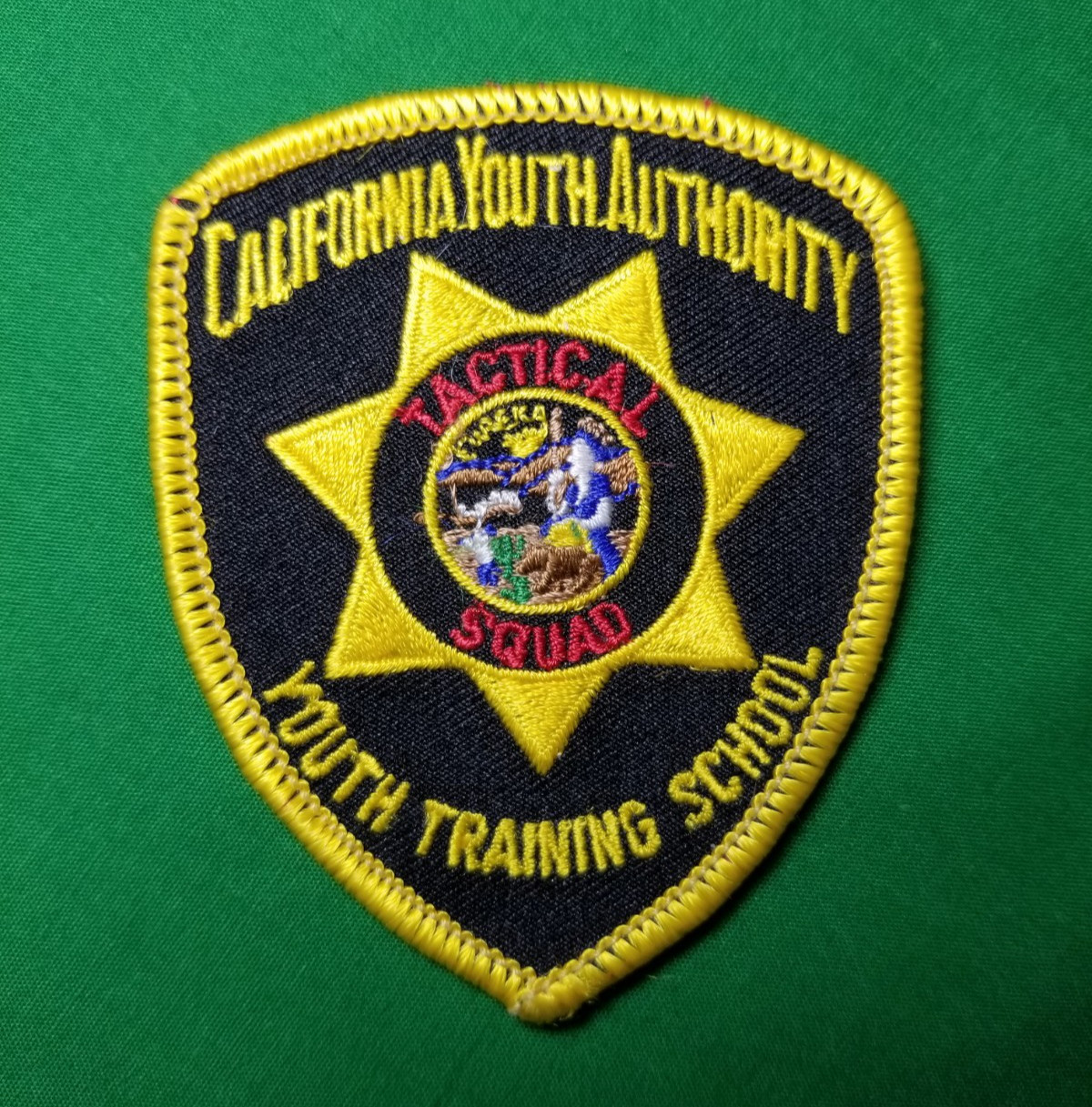 California Youth Authority CYA Tactical Team Squad HAT Patch HGS/YTS