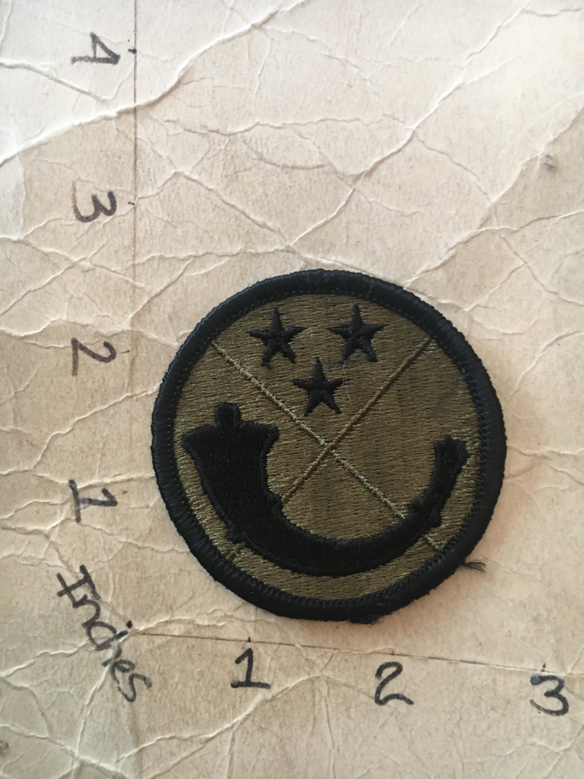 US Army 125th ARCOM Reserve Command OD Subdued Patch 7/29/25