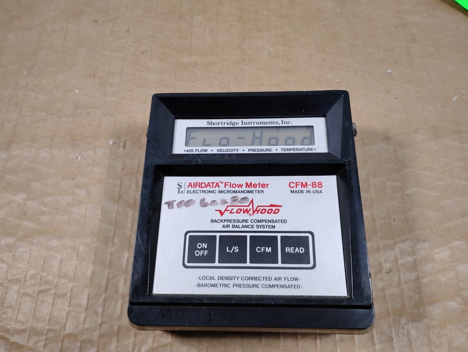 Shortridge Instruments CFM-88 Airdata Flow Meter Electronic Micromanometer