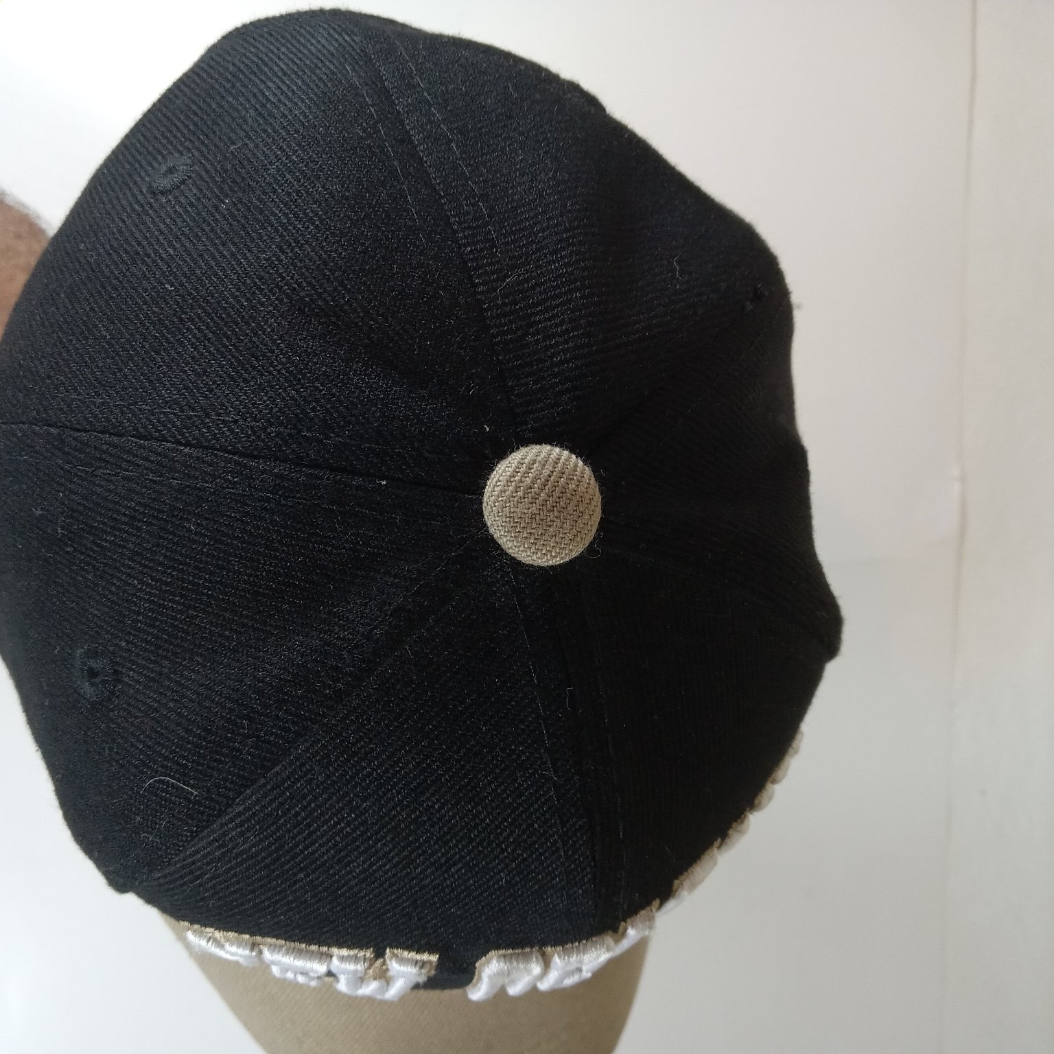 New Orleans Adjustable Strapback Hat Black Khaki Semper Fi