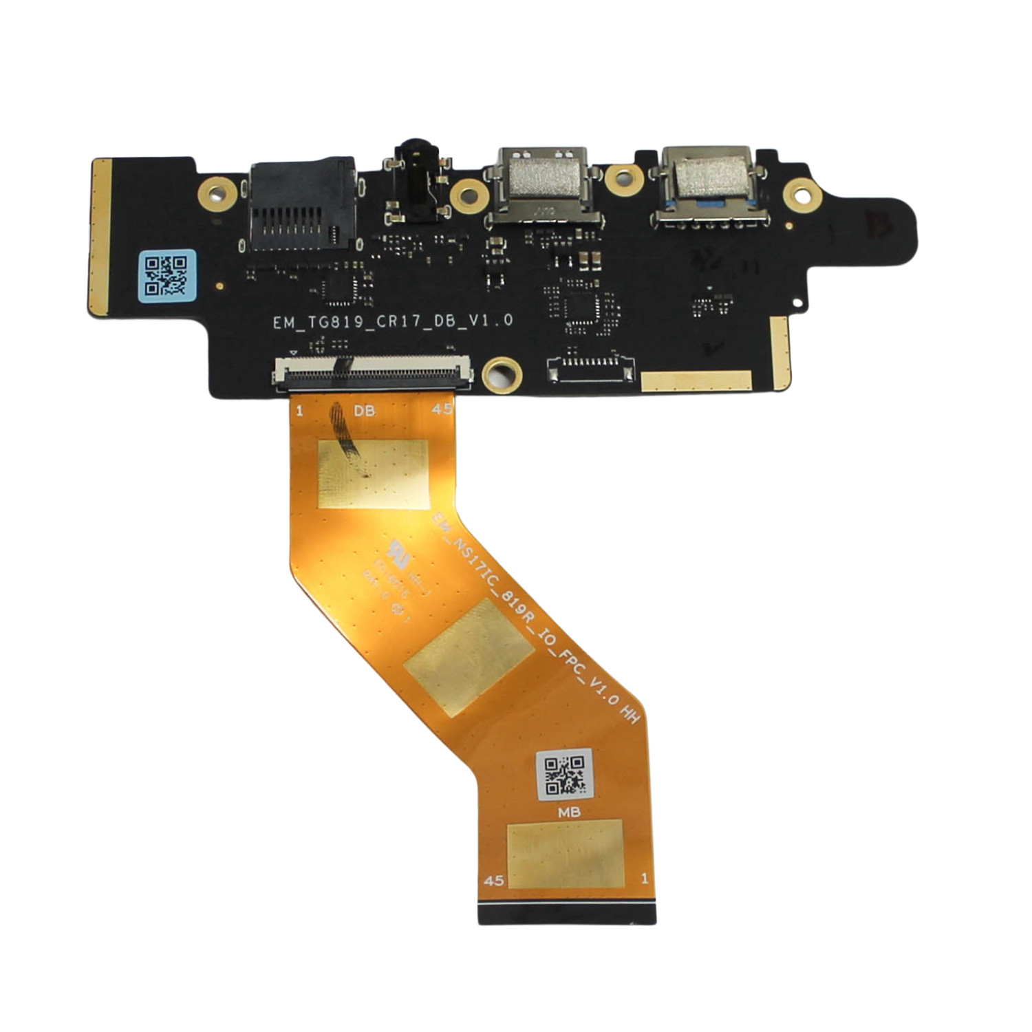 EM-TG819-CR17-DB-V1.0 Gateway USB Audio & Card Reader IO Board w/Cable Grade A