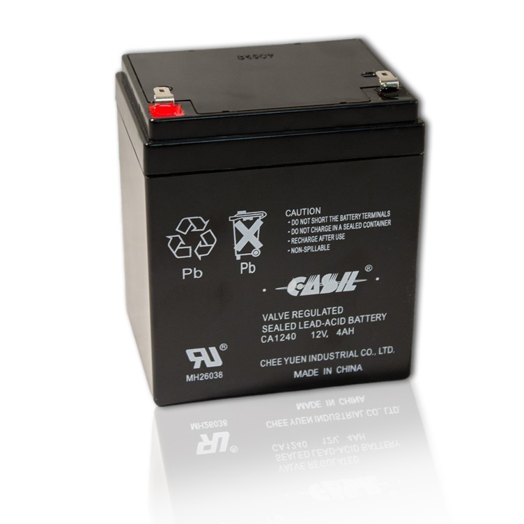 CASIL CA-1240 12V 4AH Rechargeable Sealed Lead Acid Battery
