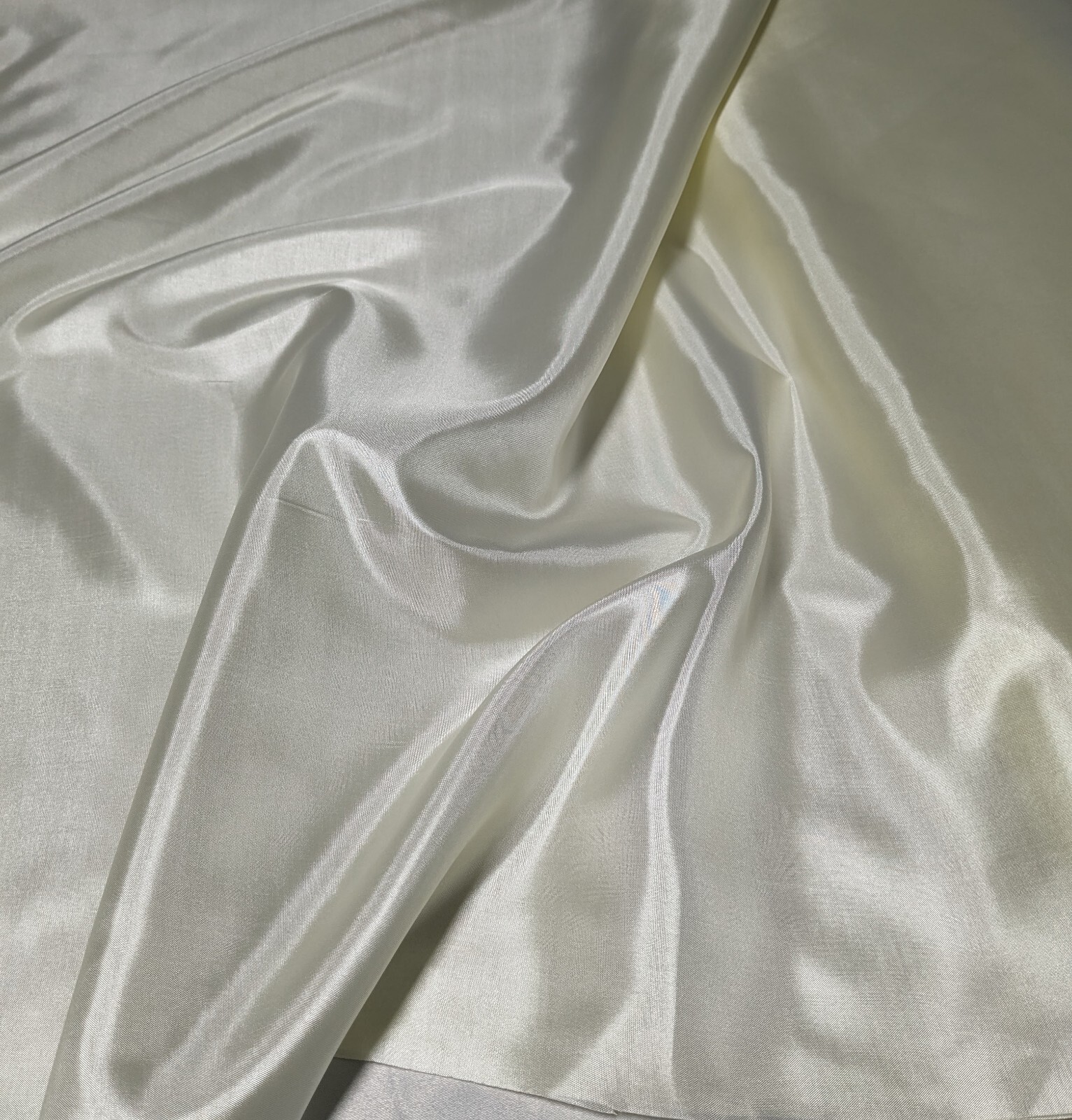 Habotai lining  Ivory 60" wide by yard , blouse, scarves, lingerie.