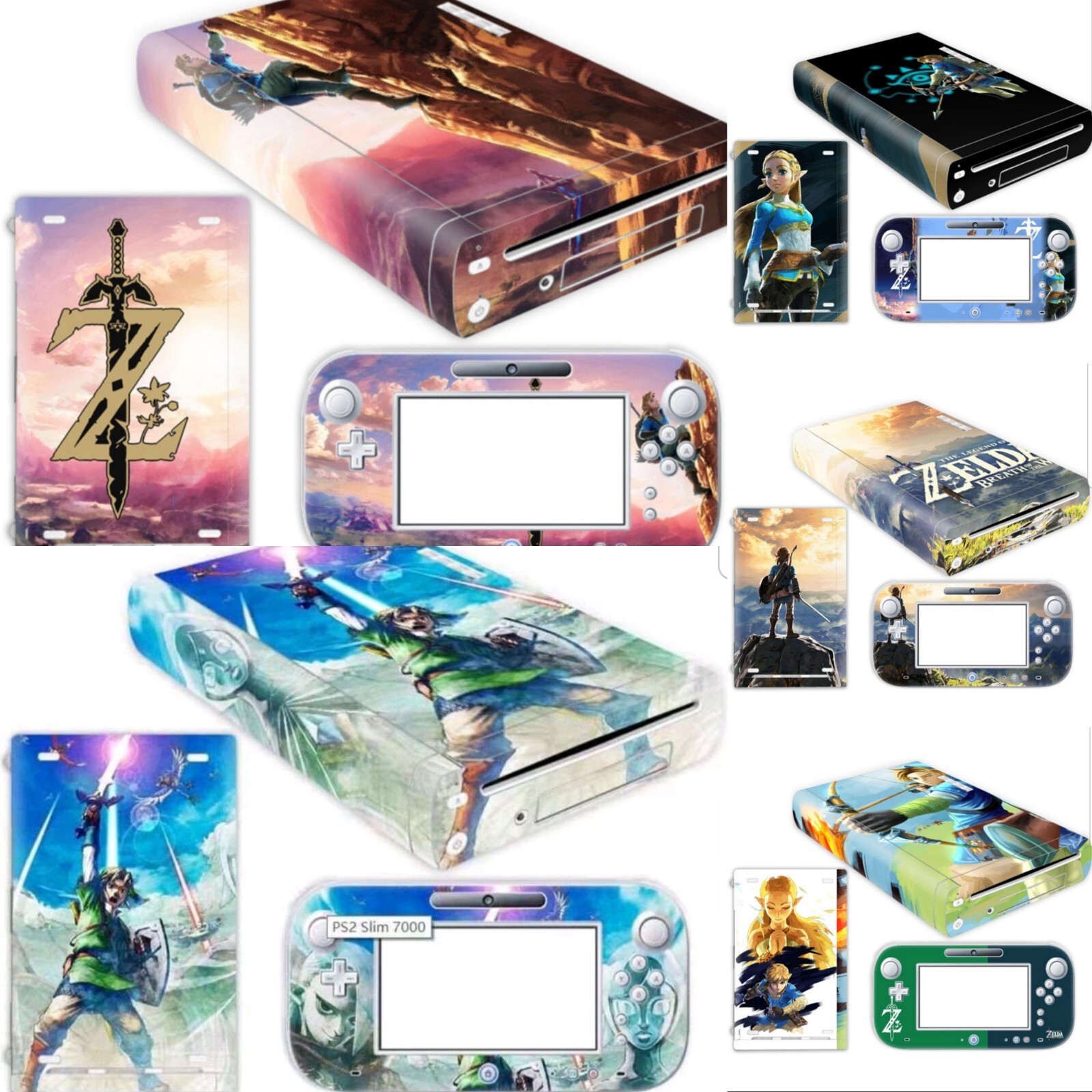 Zelda's Skin Decal for Nintendo Wii U