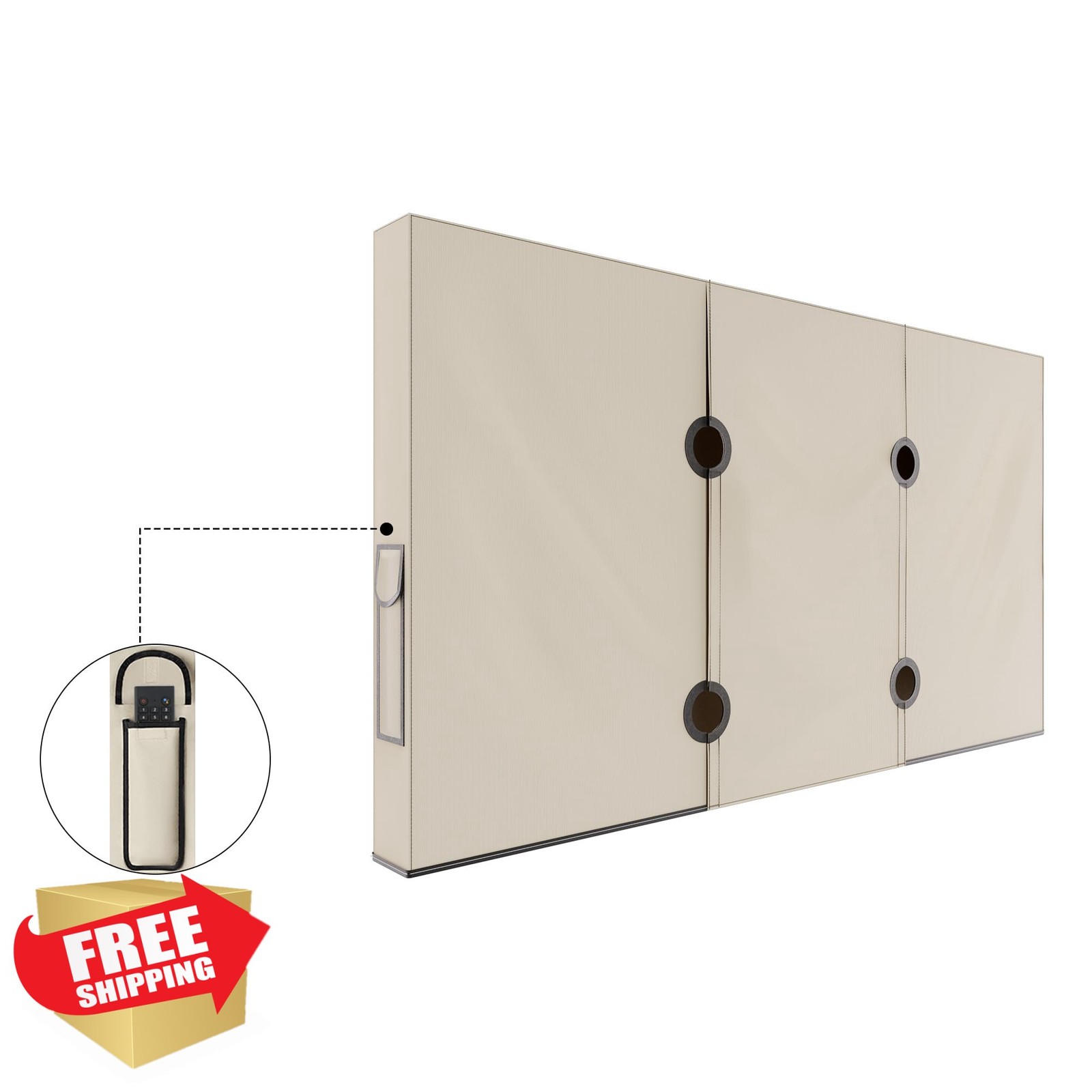 Sylvox 60-65" Outdoor TV Cover 600D Oxford Waterproof Dustproof