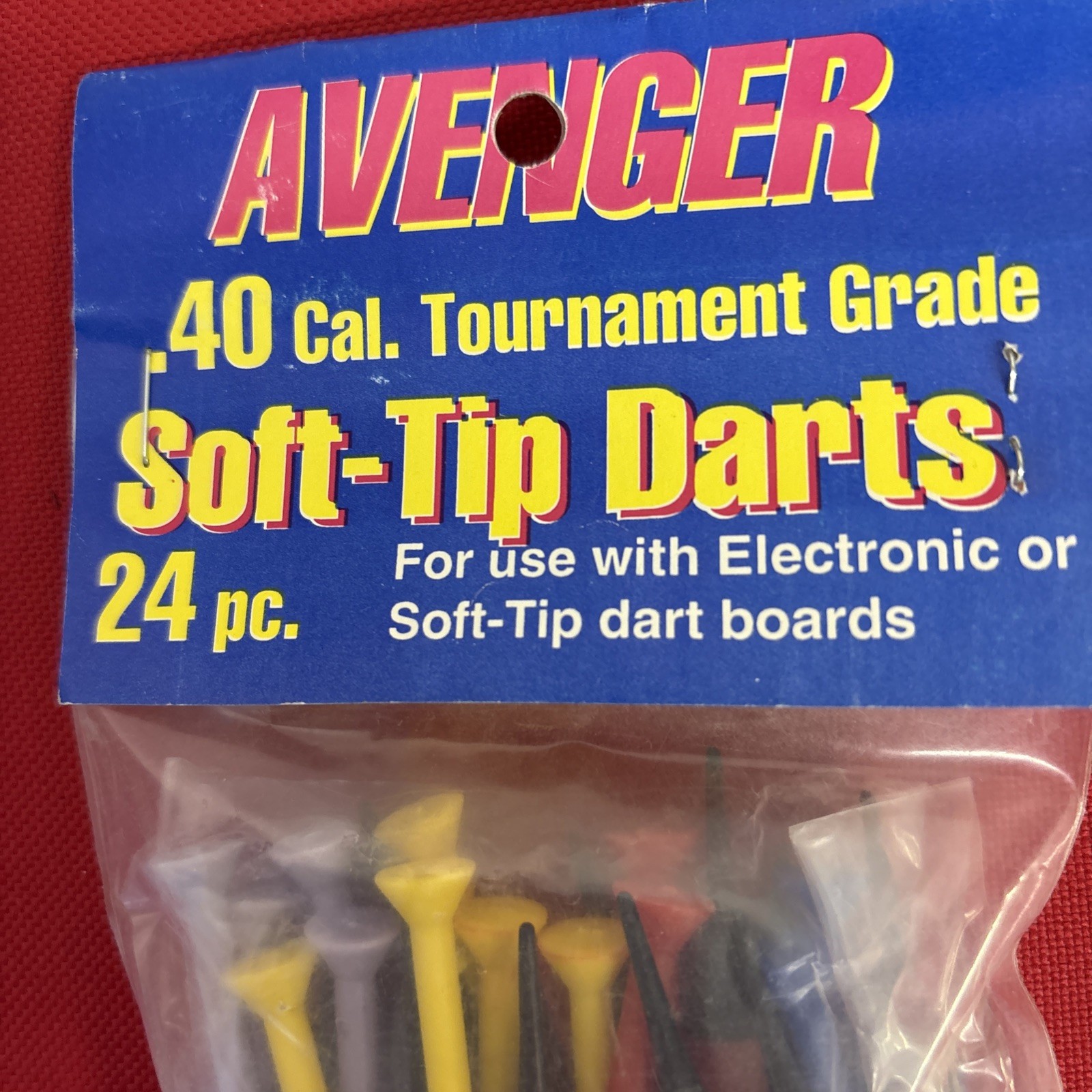 Avenger .40 Cal Soft-Tip Darts 2pks (48) use Electronic or Dart board