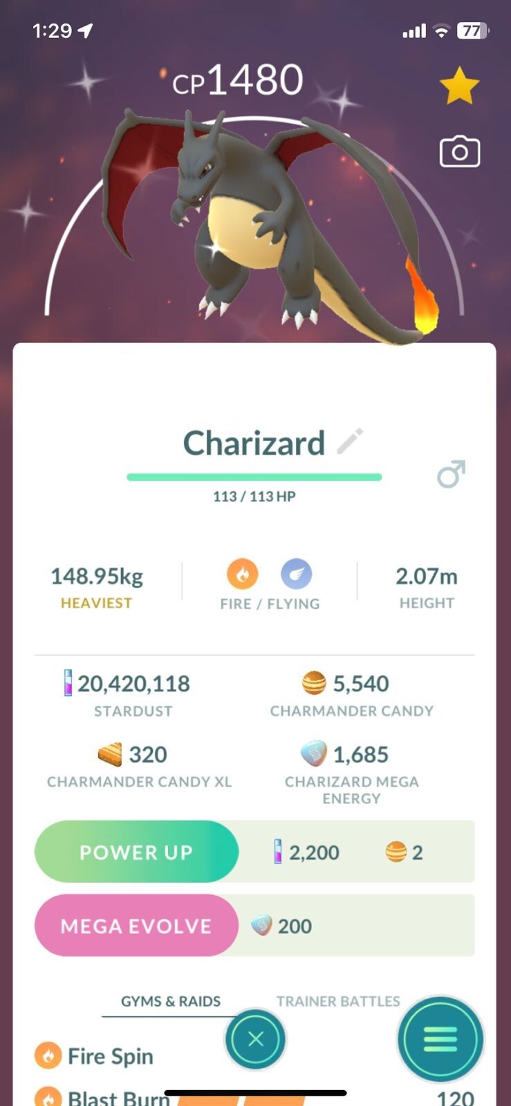 SHINY ✨ CHARMANDER OR DARK CHARIZARD!!! ✨ - PKMN GO!!! - NON REGISTERED!!!