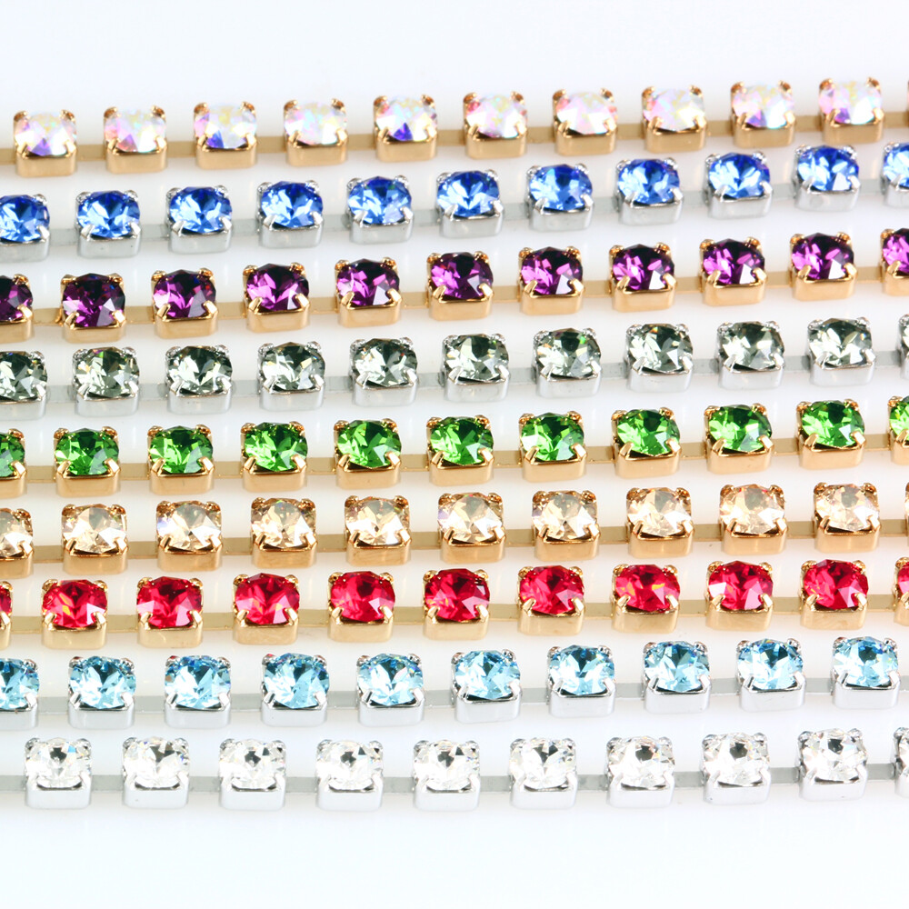 Superior PRIMERO 27004 Round Cupchains with 1088 Crystals