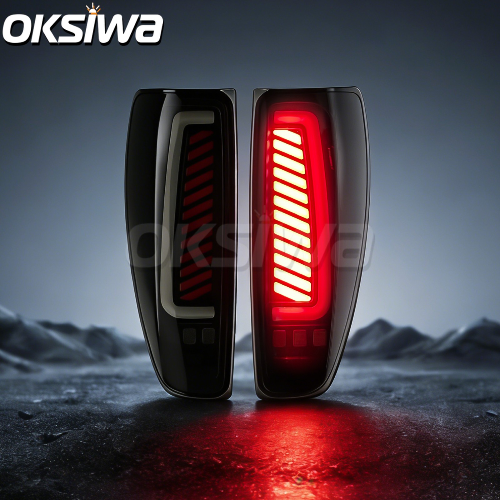 Full LED Tail Lights for 04-12 Chevy Colorado/GMC Canyon StartUp Animation 1Pair
