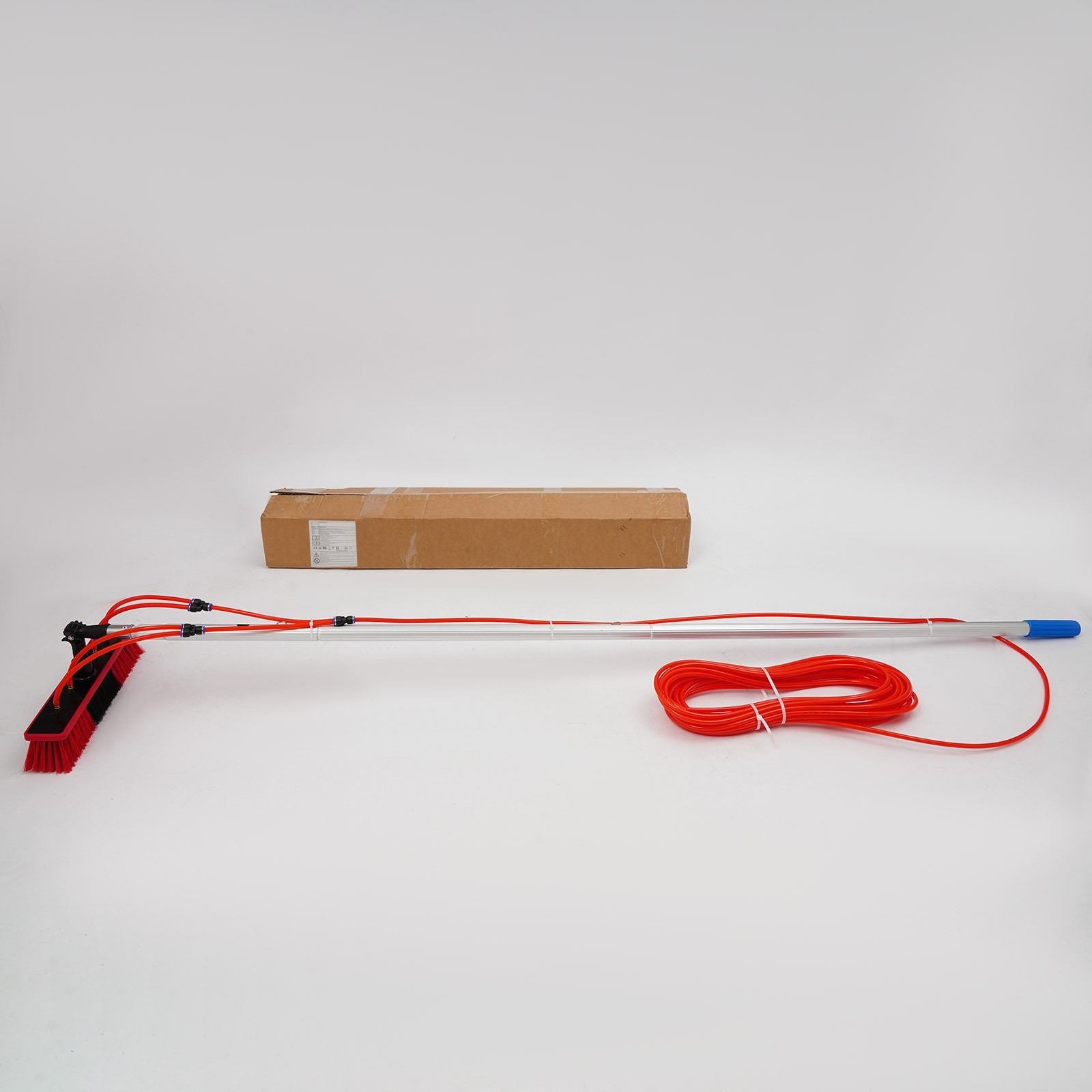 4m Solar Panel Cleaning Brush Outdoor Window Adjustable Pole Cleaning Kit