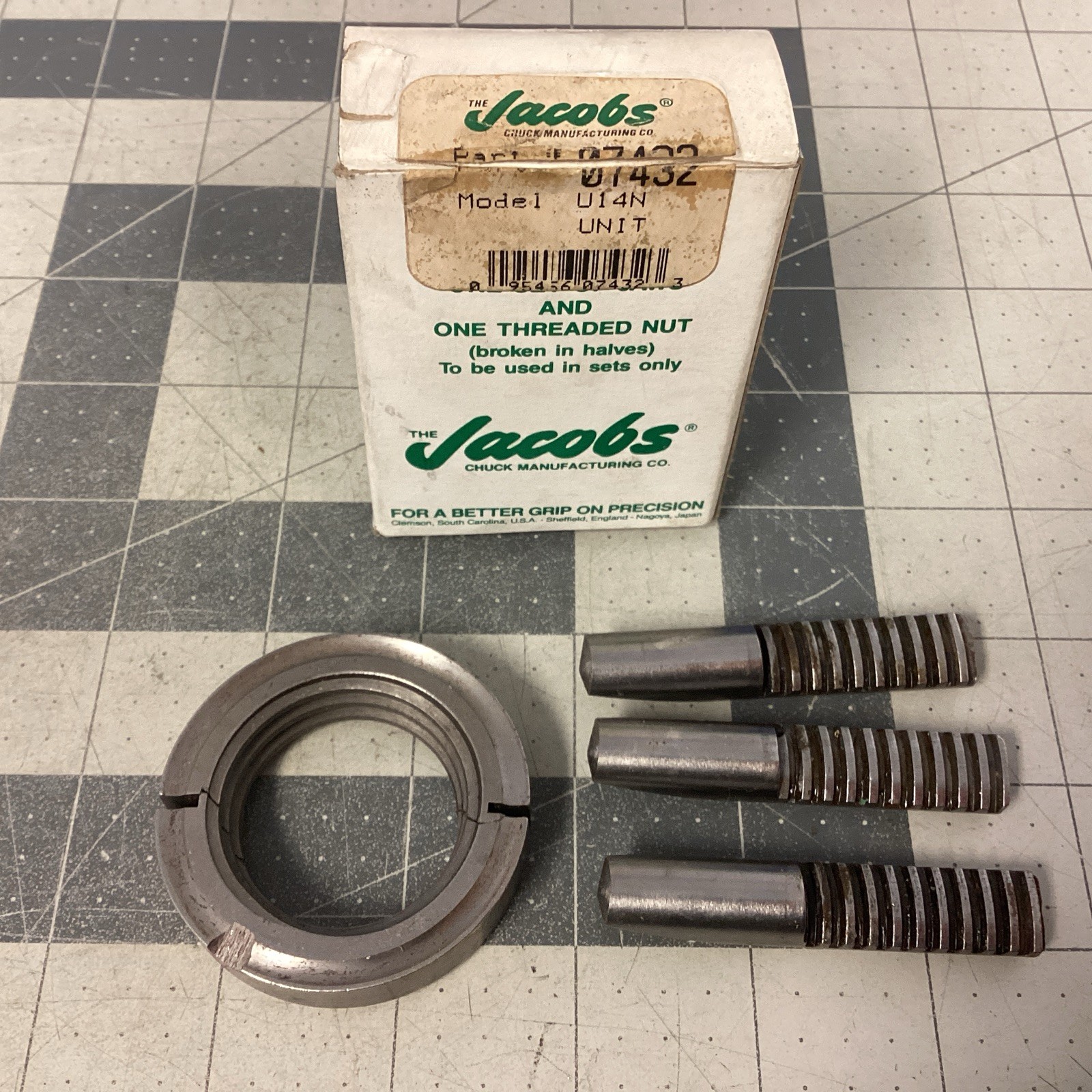 Jacobs USA U14N Repair Kit for 14N Chuck 07432 (LNN8X)