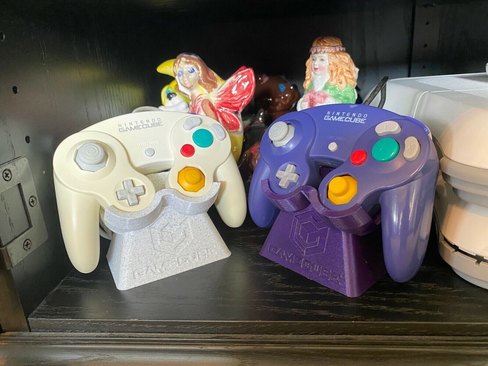 Nintendo GameCube Controller Stand with Engraved Logo Tons of Colors