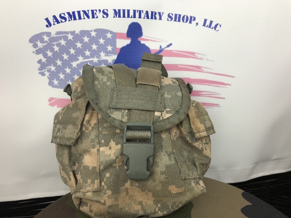 US MILITARY ACU MOLLE II CANTEEN / GENERAL PURPOSE POUCH - EUC