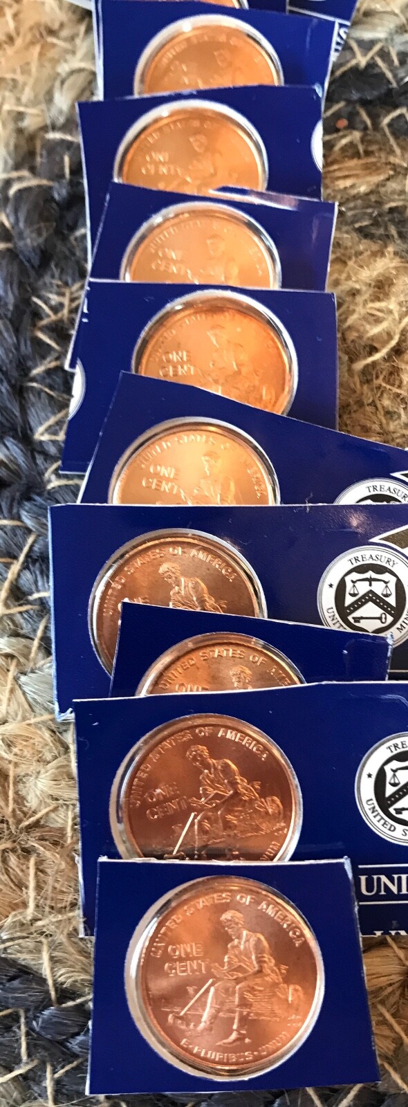 2009-P Satin Formative COPPER Lincoln Cent ONE (1) Penny Unc Ships Free