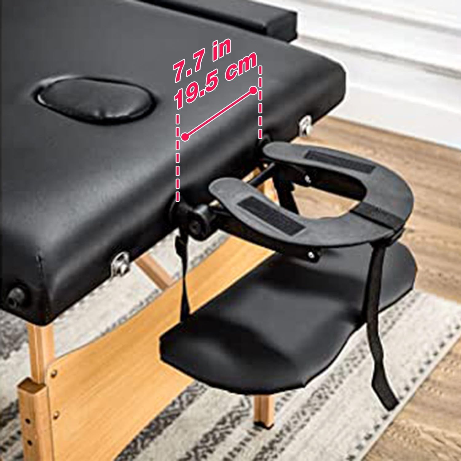 Face Cradle for Massage Table, Adjustable Massage Headrest Platform Aluminum ...