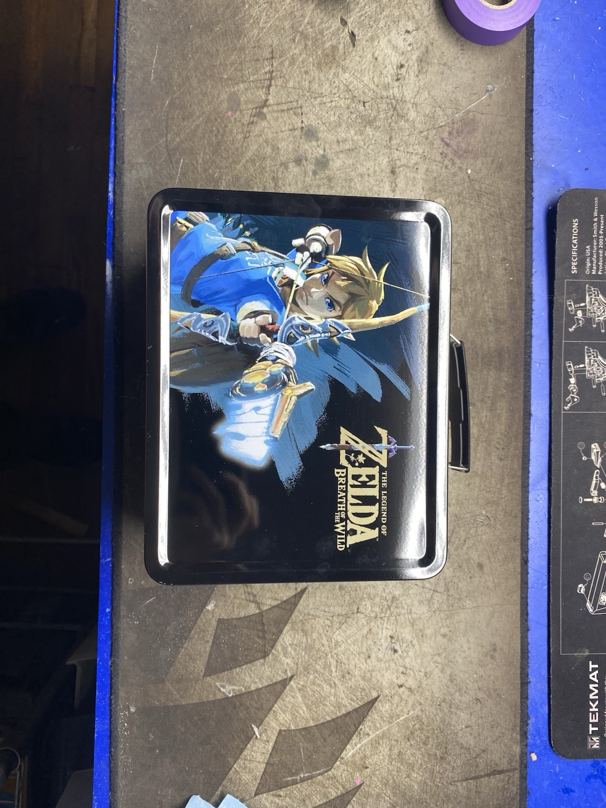Zelda Breath Of The Wild Tin Metal Steel Lunchbox Collectible