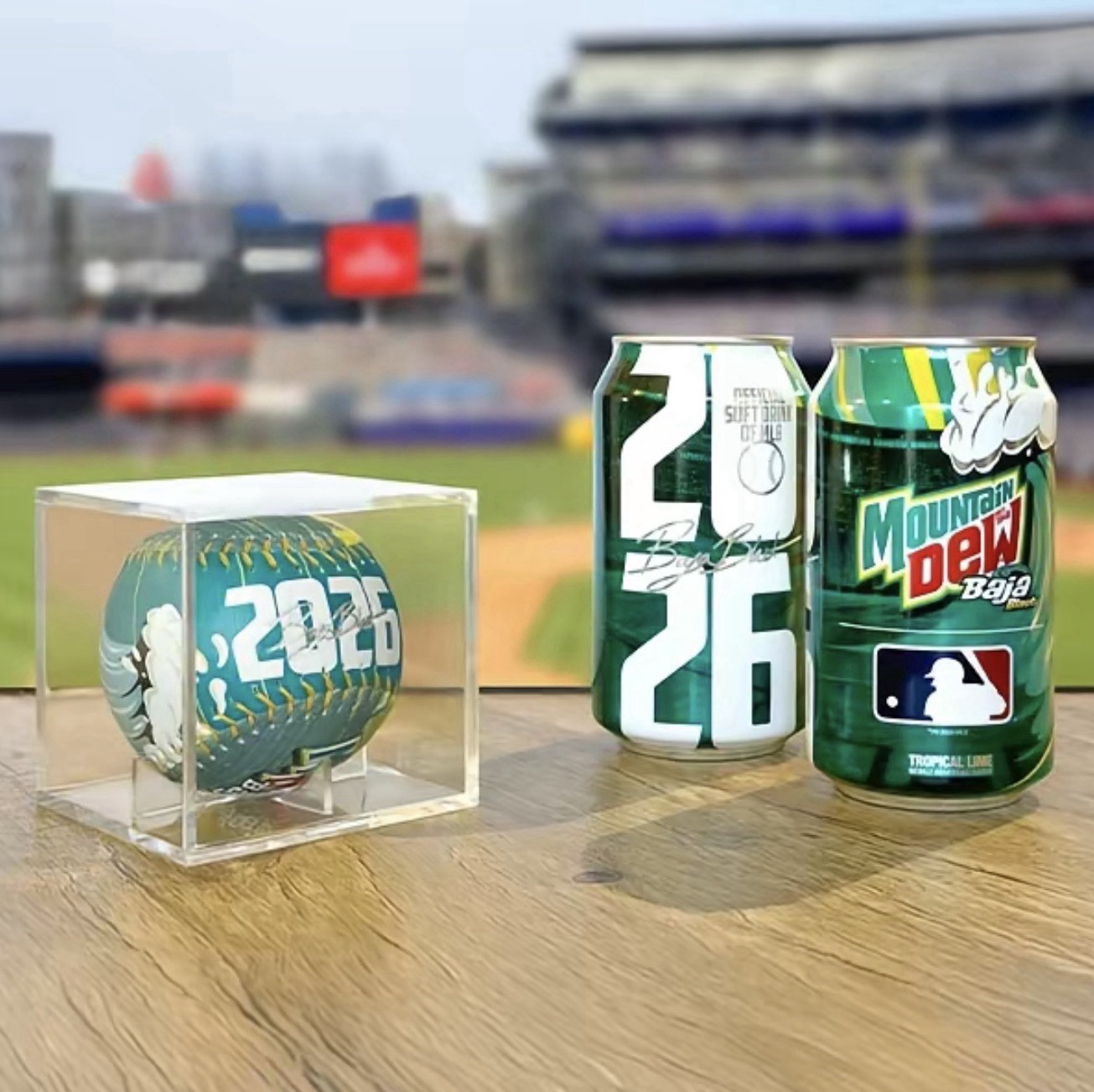 Mountain Dew Baja Blast x MLB Drop - Ball and Limited Edition Can Only PREORDER