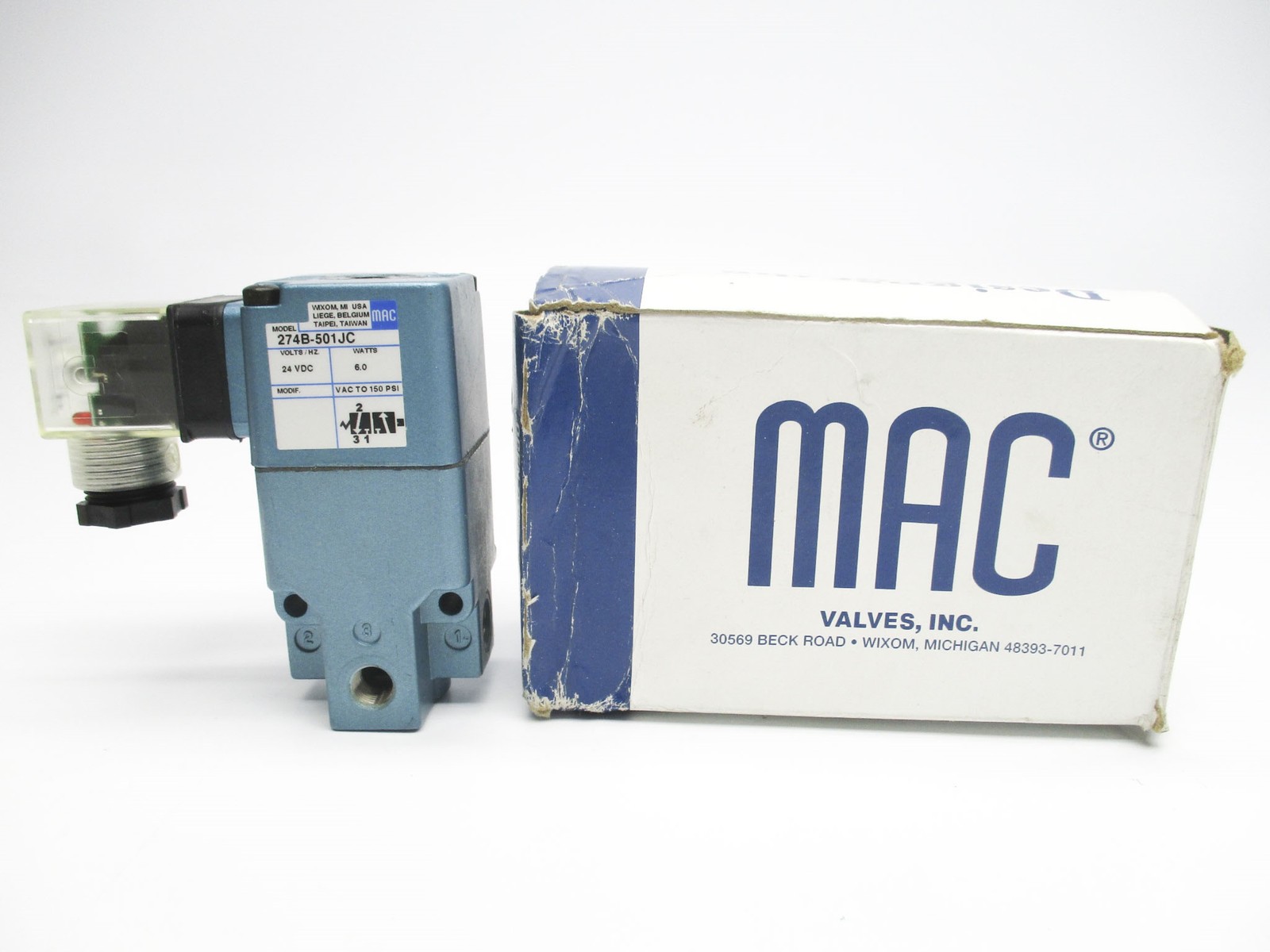 MAC 274B-501JC 24VDC 150PSI NSMP