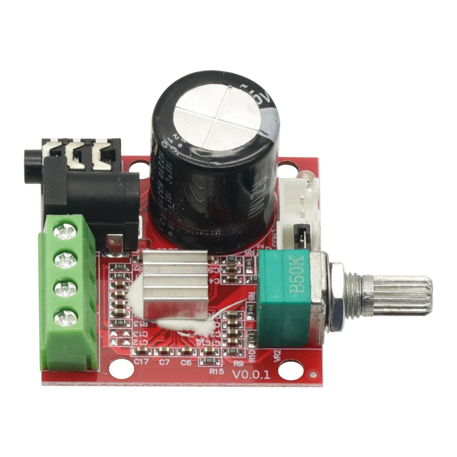 2 Pcs PAM8610 Mini Audio Stereo Amplifier Board 2X10W Dual Channel D Class DC...