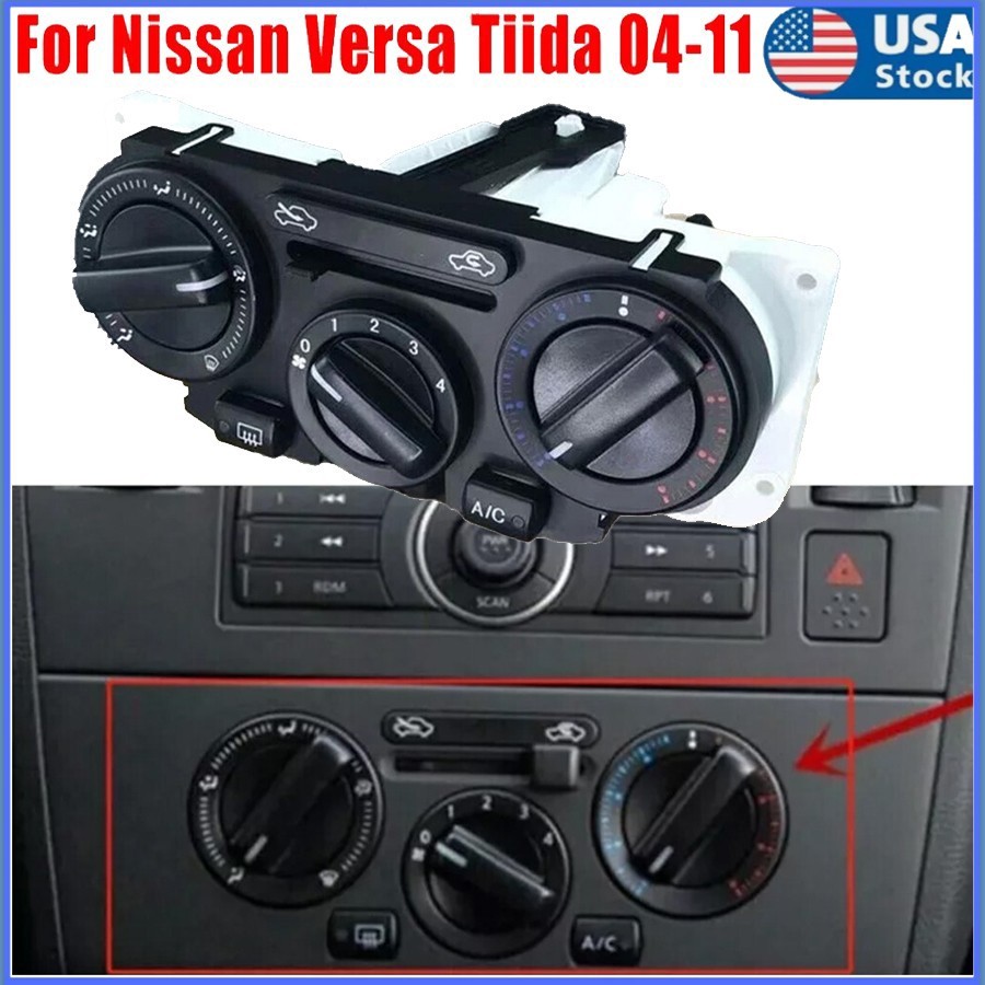 For Nissan Versa 2007-2011 A/C Heater Climate Control Panel Switch Button Access