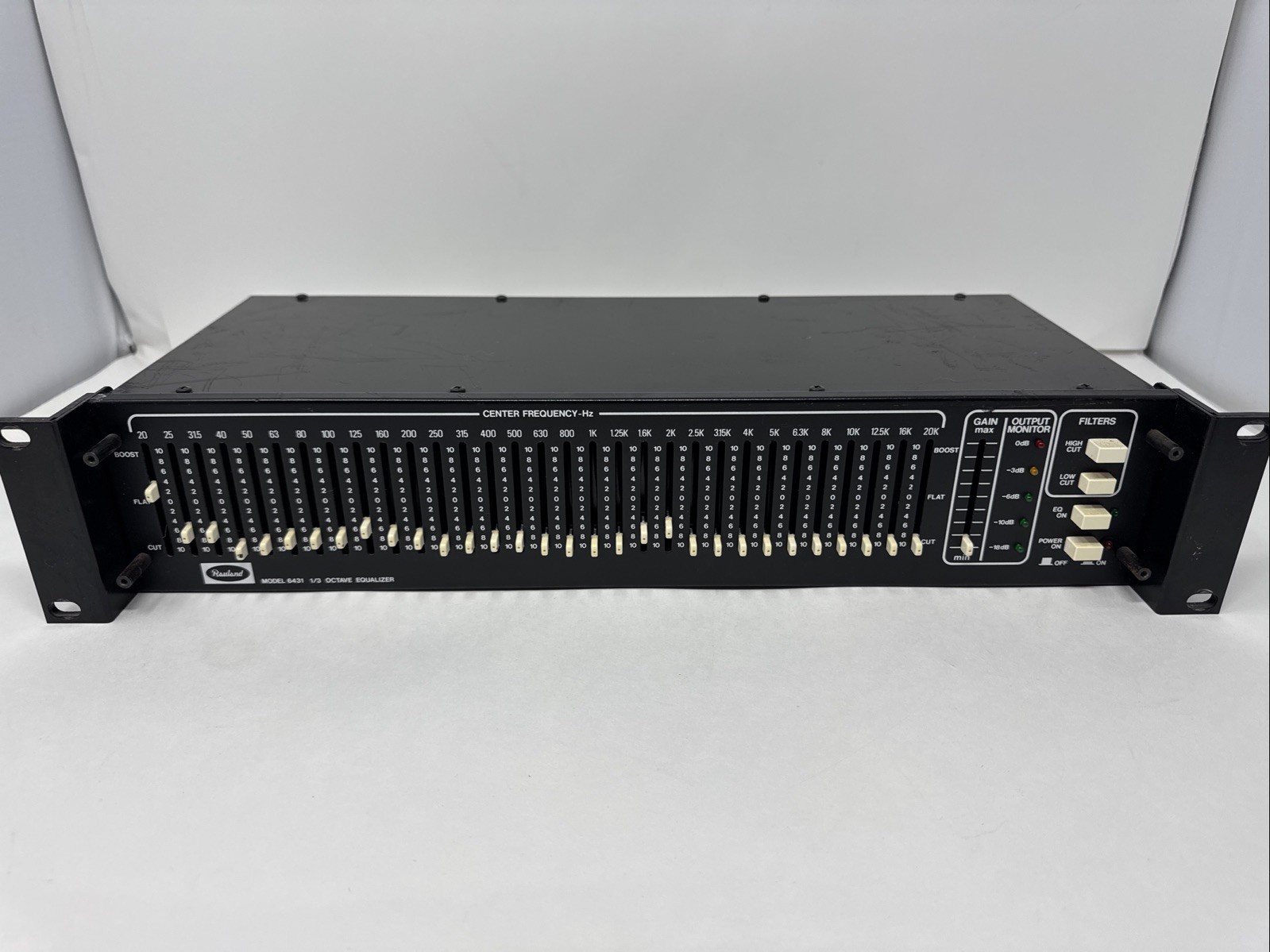 RAULAND MODEL 6431 1/3 OCTAVE EQUALIZER