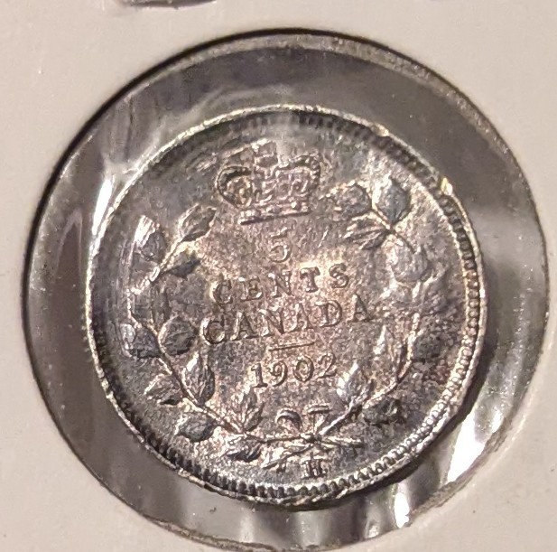1902 H 5c (High Grade)
