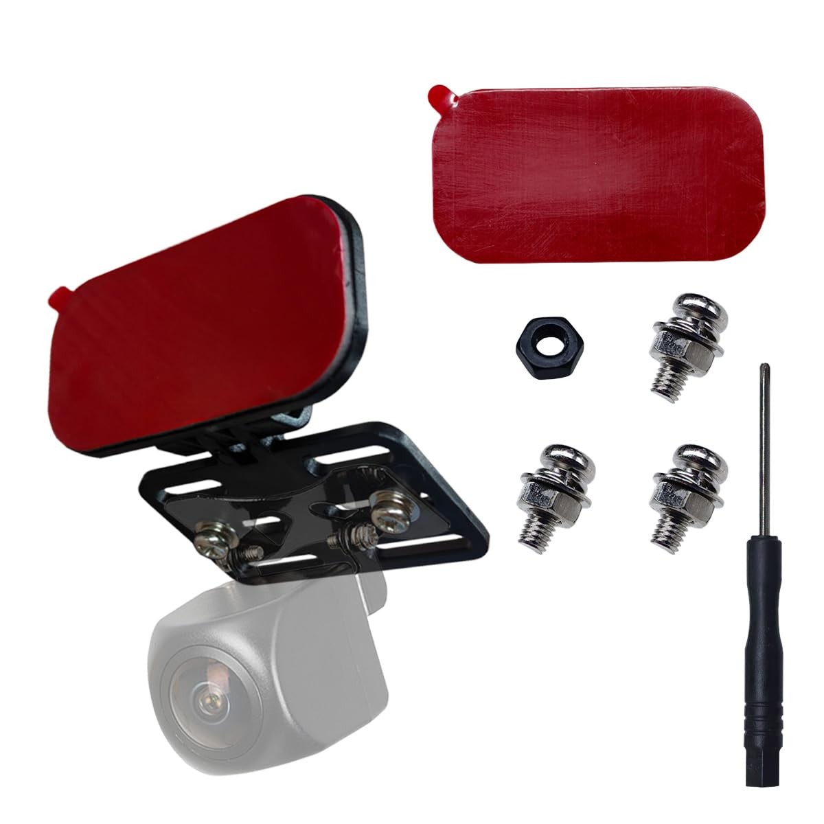Car Rear Camera Holder, Adjustable Vehicle Backup Camera Mount, Strong Adhesive
