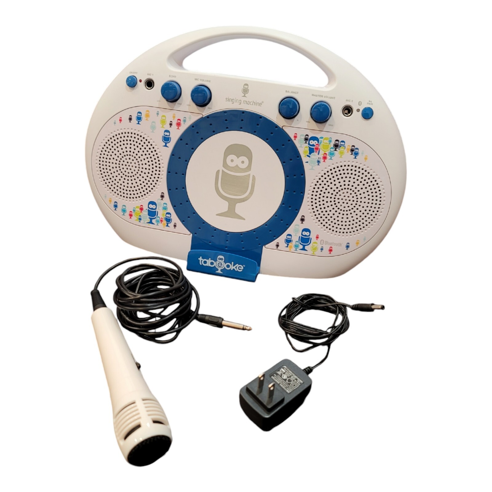 The Singing Machine iSM398BT Tabeoke PORTABLE Bluetooth KARAOKE Singing Machine