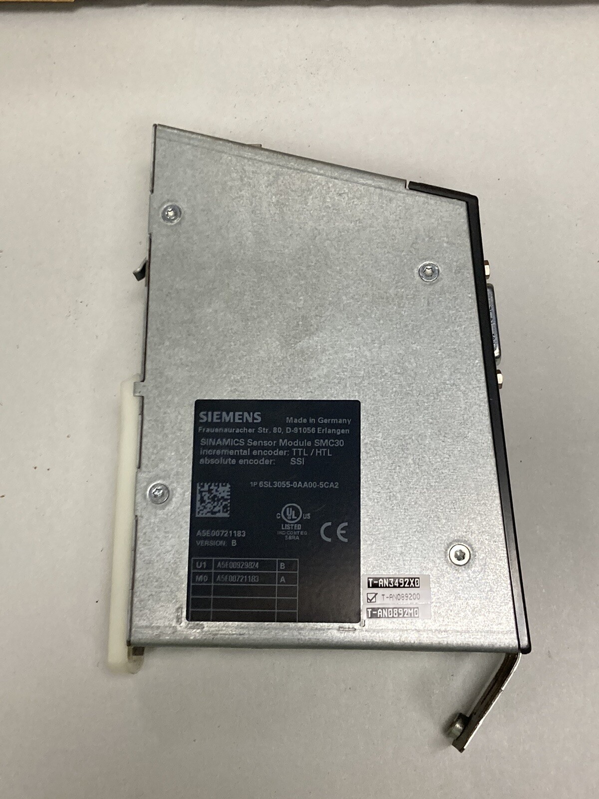 Siemens SINAMICS,SMC30,Incremental/Absolute Sensor Module 6SL3055-0AA00-5CA2