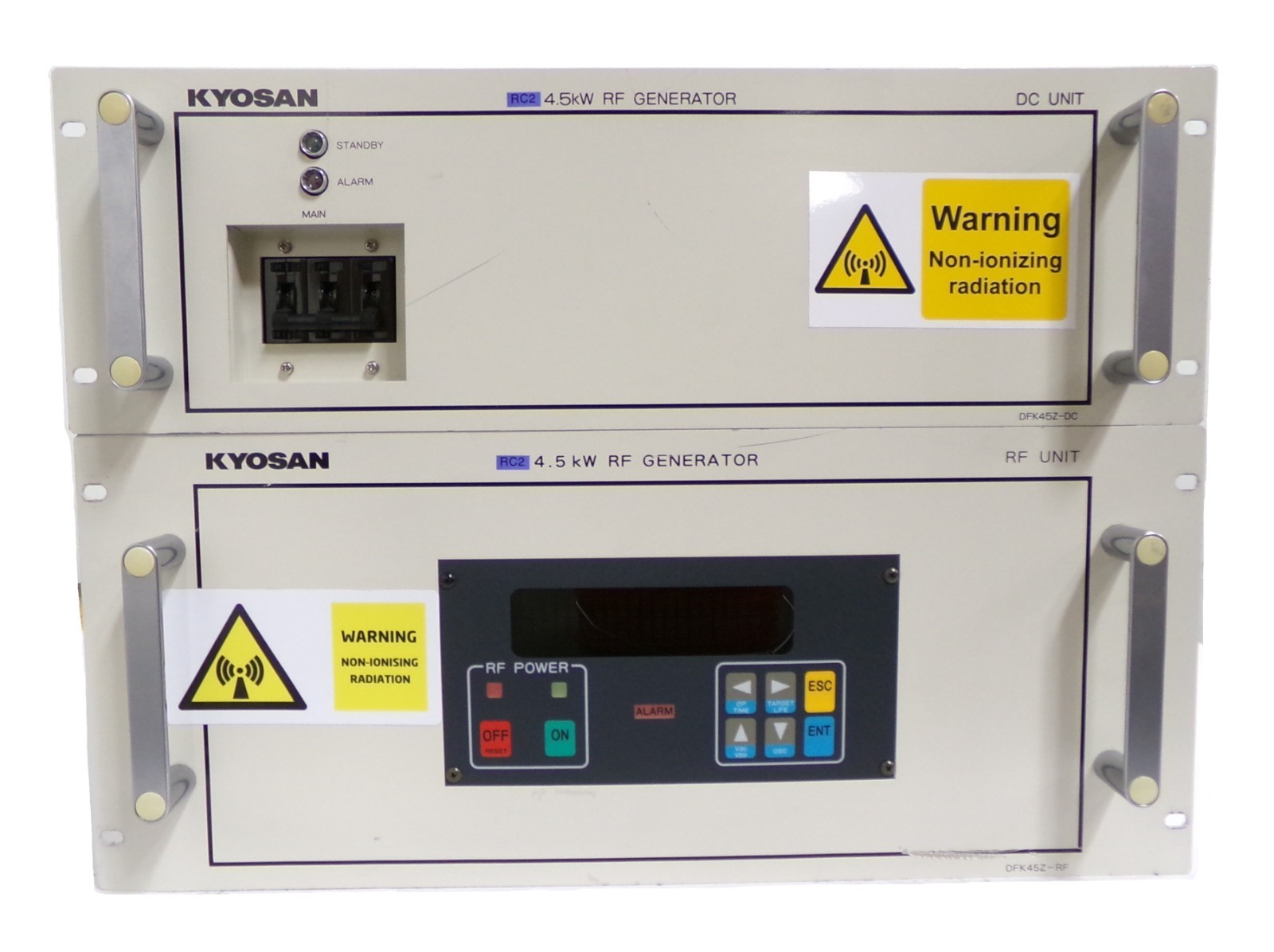 Kyosan DFK45Z-JA4 4.5kW RF Generator Set with DC Unit and RF Unit Refurbished