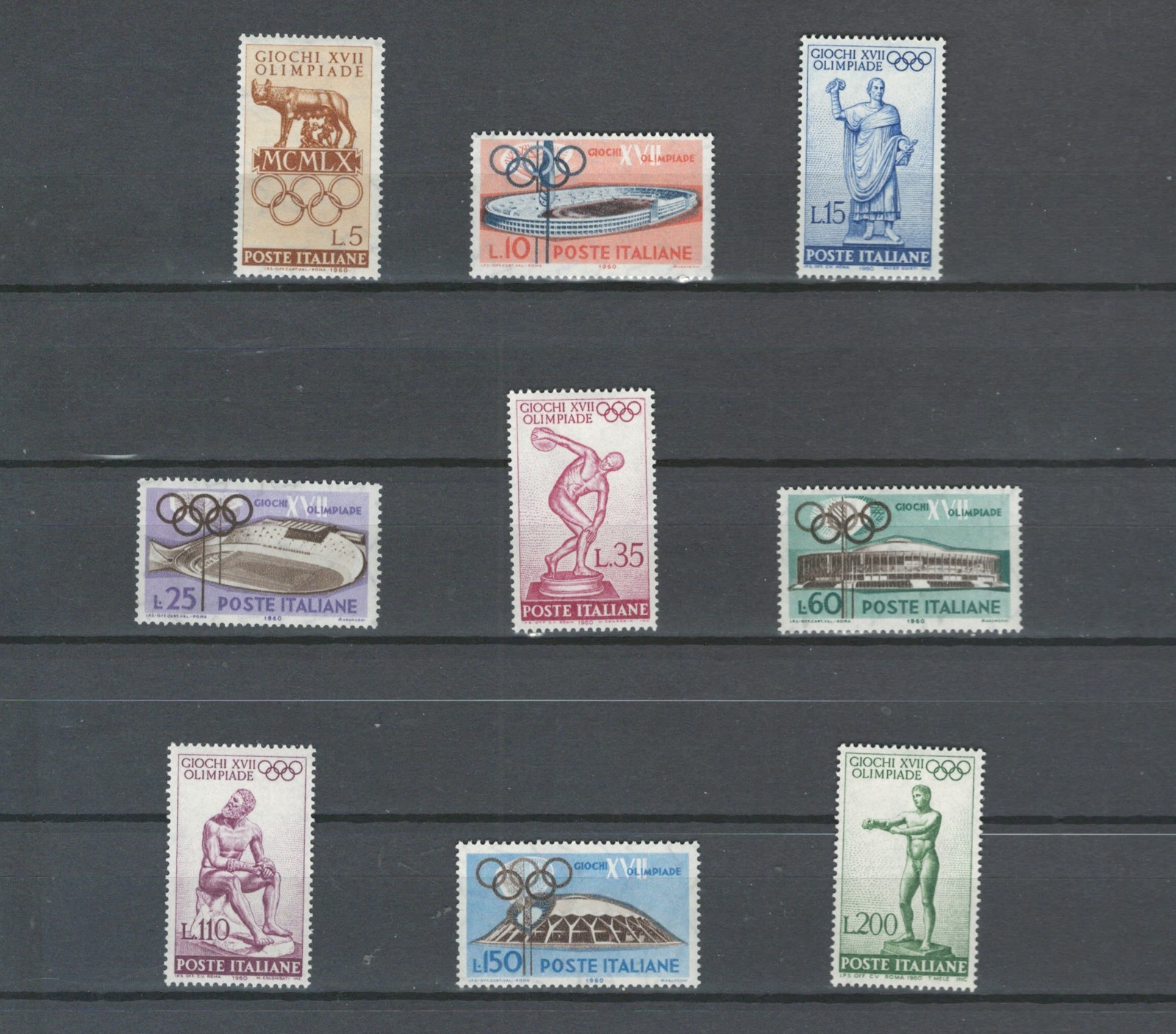 ITALY EUROPE  OLYMPICS  MH SET STAMPS  LOT(ITALIA  760)